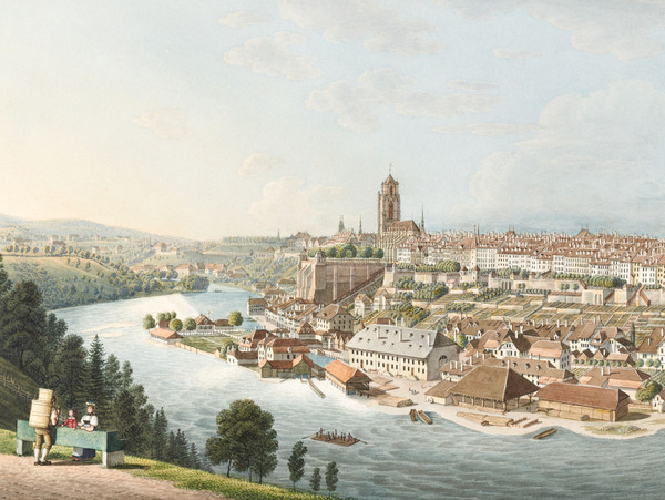 Bern, Gesamtansicht von Südosten